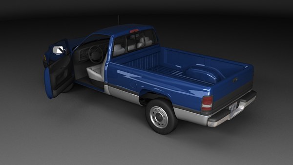 3D 1994 DodgeRam 1500 RegCab WT - TurboSquid 1848031