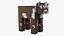 Minecraft Kuh, 3D-Modell, spielfertig in 4K PBR