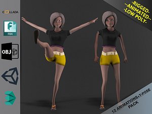 Female Toon Motion Pack 2