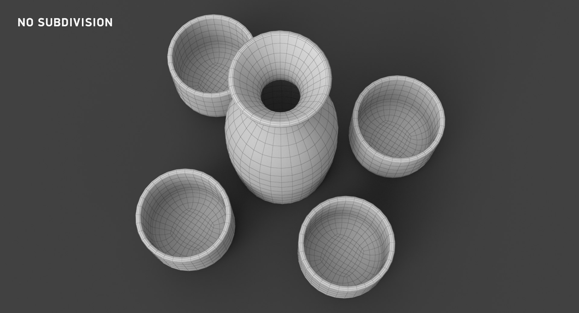 sake set 3D https://p.turbosquid.com/ts-thumb/FA/5rPKHg/aH9IwiUc/wireframe_3/png/1528621792/1920x1080/fit_q87/14faf13bc357ce269635e00ce0e219a0f14acb20/wireframe_3.jpg