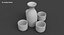 sake set 3D