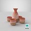 sake set 3D