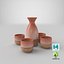 sake set 3D