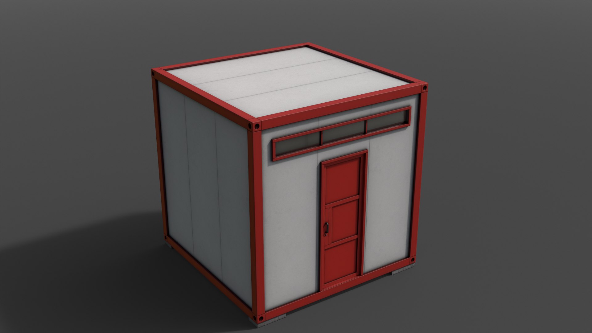 PBR Container House AB V2 3D Model - TurboSquid 2060012
