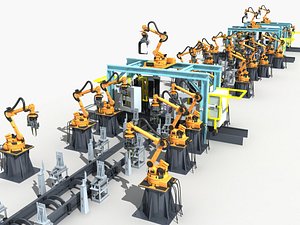 3D robot welding production model