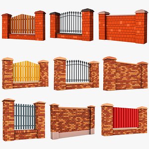Cartoon Fence Collection