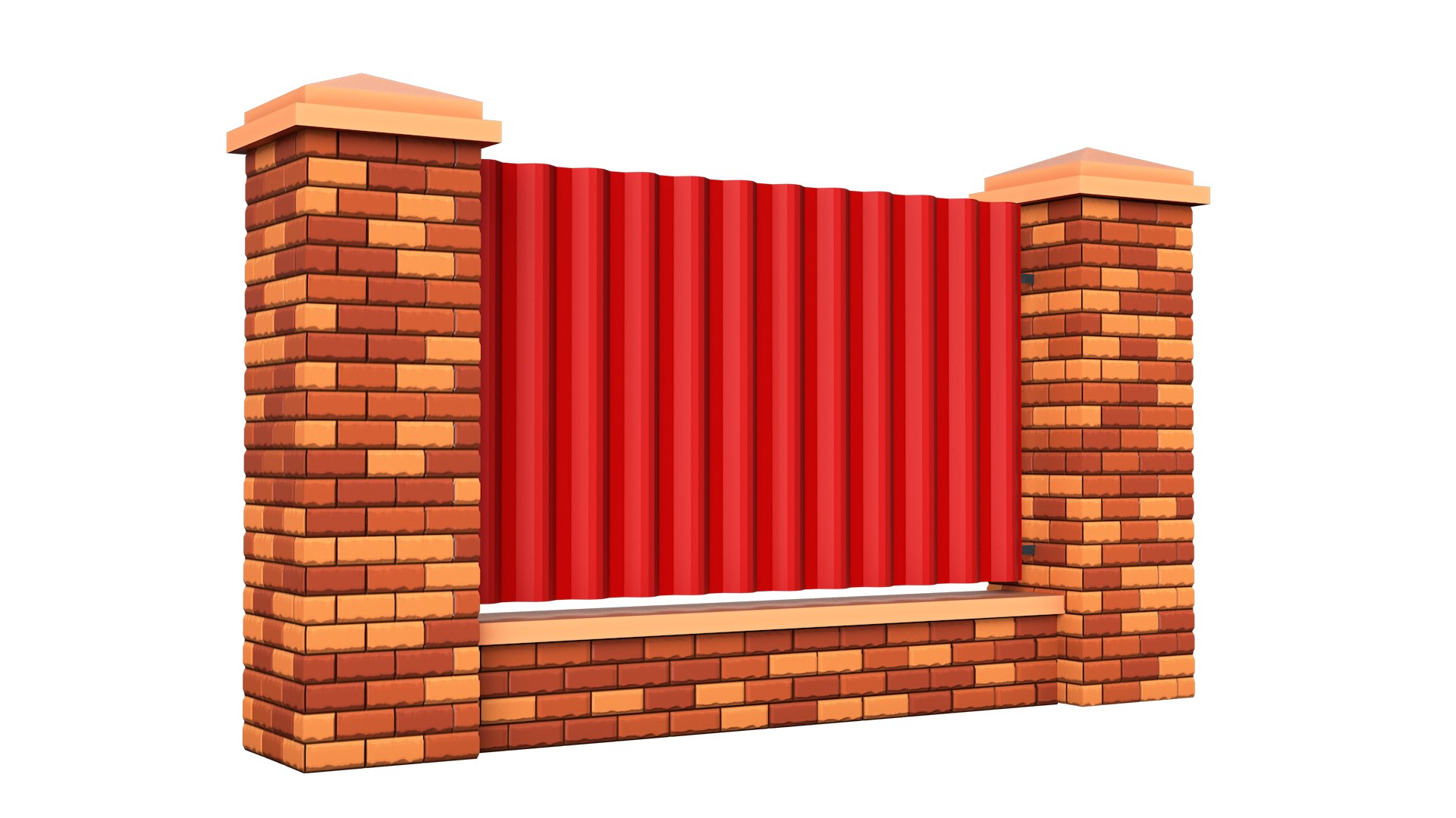 3D Cartoon Fence Collection https://p.turbosquid.com/ts-thumb/FA/CpDl4c/8u/brickfencega501/png/1660689662/1920x1080/fit_q87/7466f566aebdeb3c8e22d8223c37f92bf51a04c7/brickfencega501.jpg