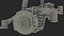 3D Car Front Suspension Assembly model
