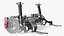 3D Car Front Suspension Assembly model