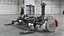 3D Car Front Suspension Assembly model