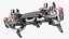 3D Car Front Suspension Assembly model