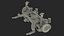 3D Car Front Suspension Assembly model