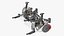 3D Car Front Suspension Assembly model