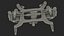 3D Car Front Suspension Assembly model