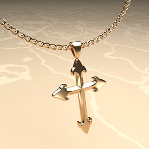 Gold Cross pendant