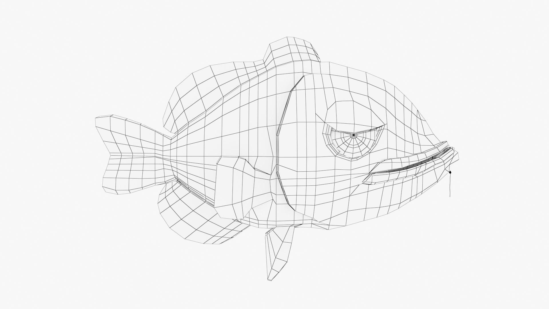 3D Cartoon Bass model - TurboSquid 1746809