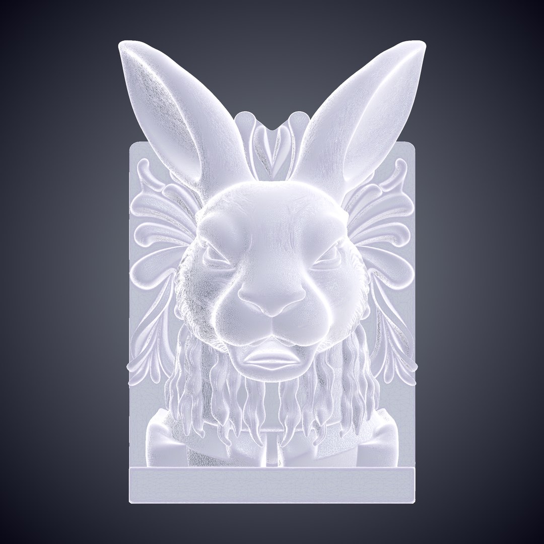Rabbit Bookend Sculpture 3D Model PM-20 model https://p.turbosquid.com/ts-thumb/FA/Pgn38i/vn/3dprint_model_wire_front/png/1790958443/1920x1080/fit_q87/e181fa2e7138b68cdd4509c0972b727eaef7c0fc/3dprint_model_wire_front.jpg