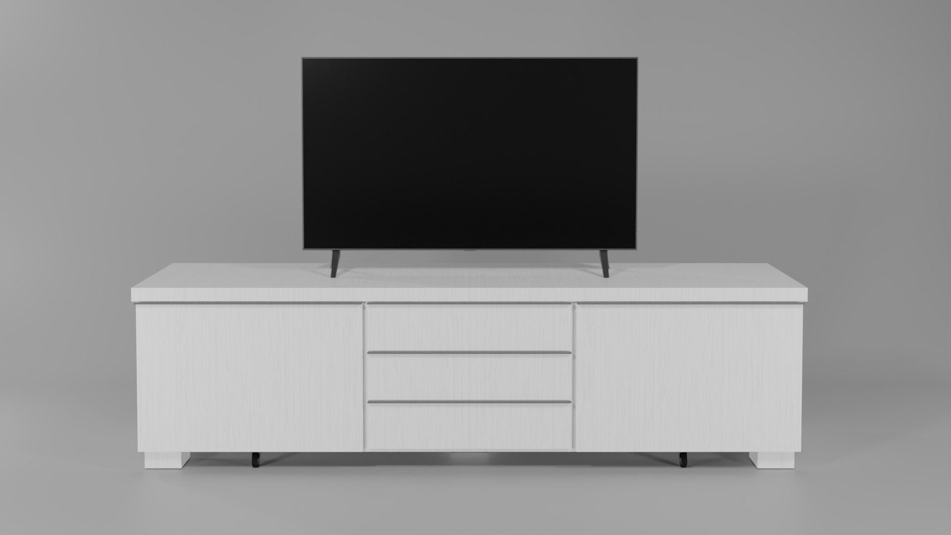 modelo 3d Mueble de TV para sala de estar Modelo 3D de baja poli ...