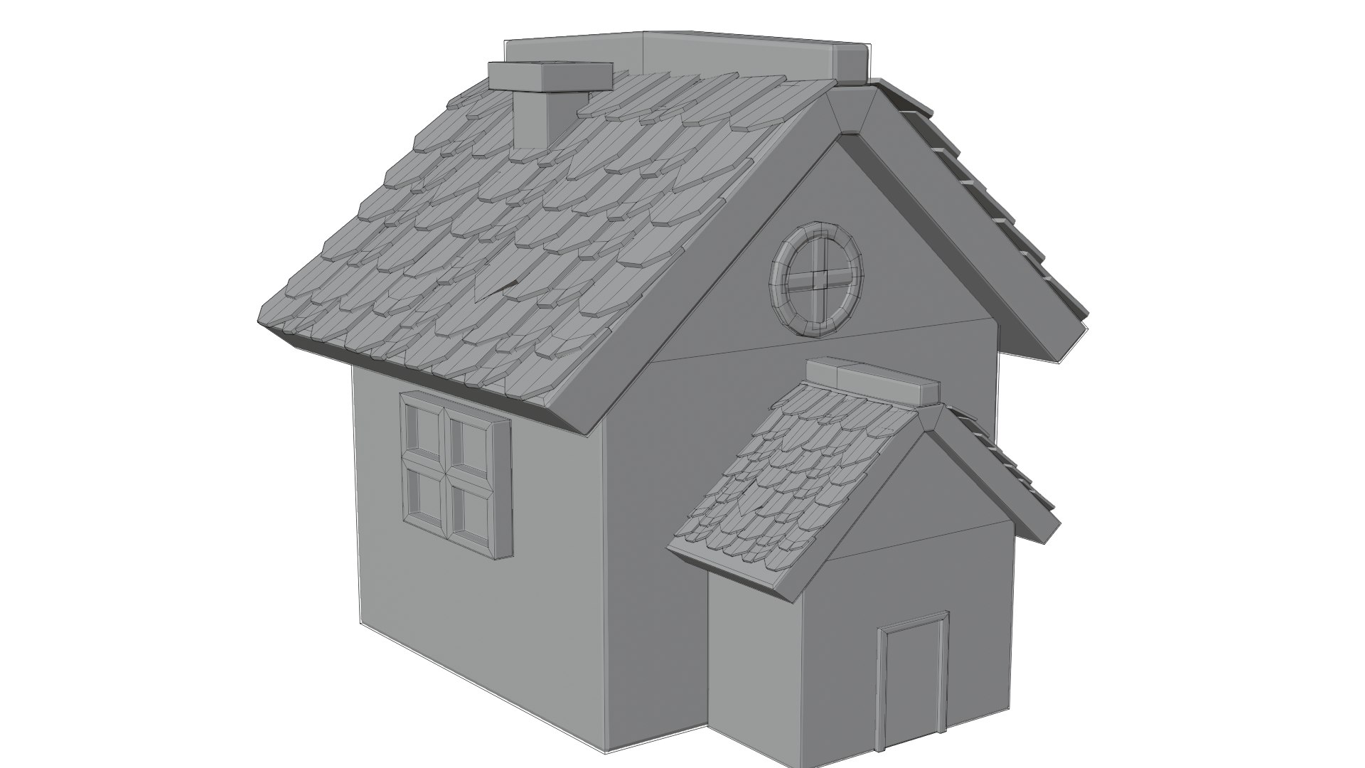 Stylized Low-poly House 3D Model - TurboSquid 1831072