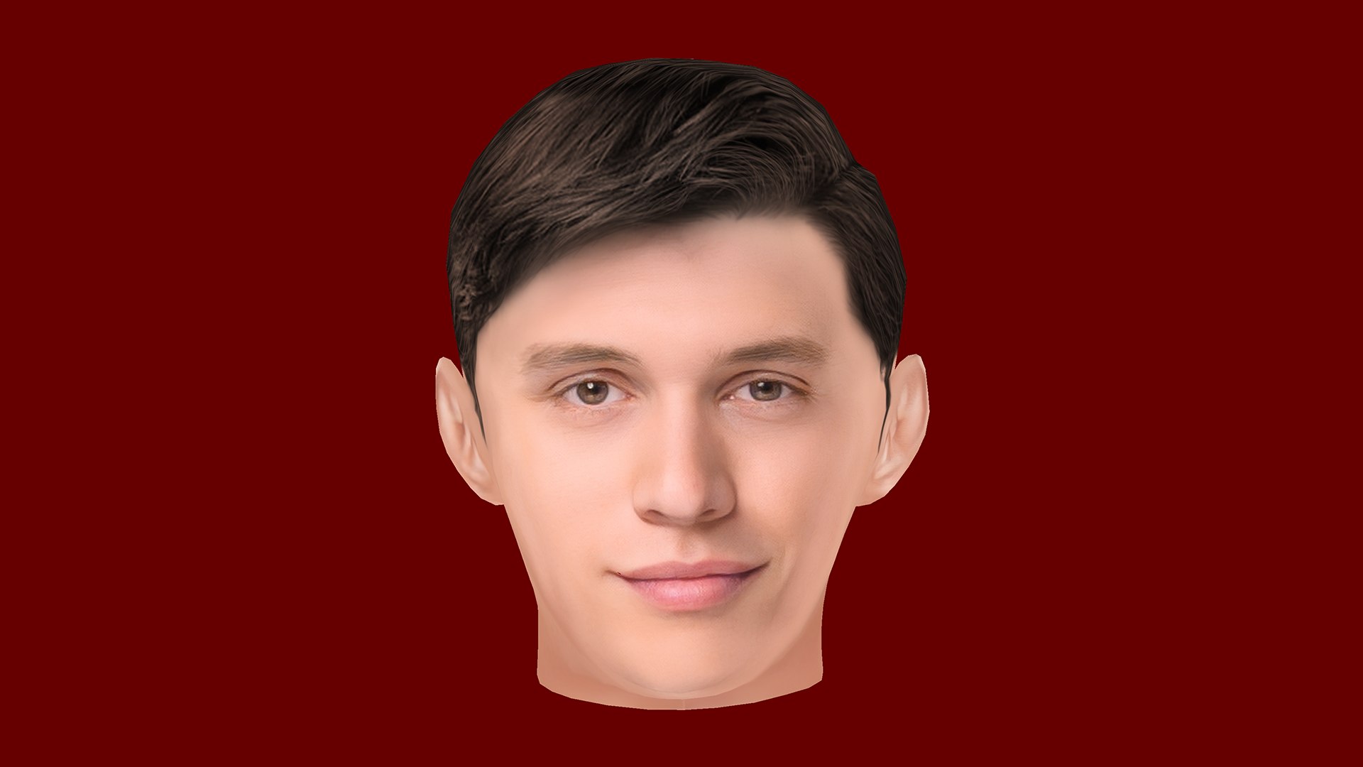 Nick Robinson Head - Low Poly Head For Game Low-poly Model - TurboSquid