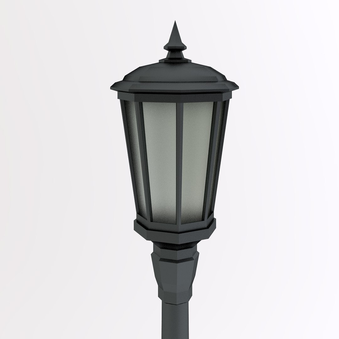 3dsmax lamp post bollard