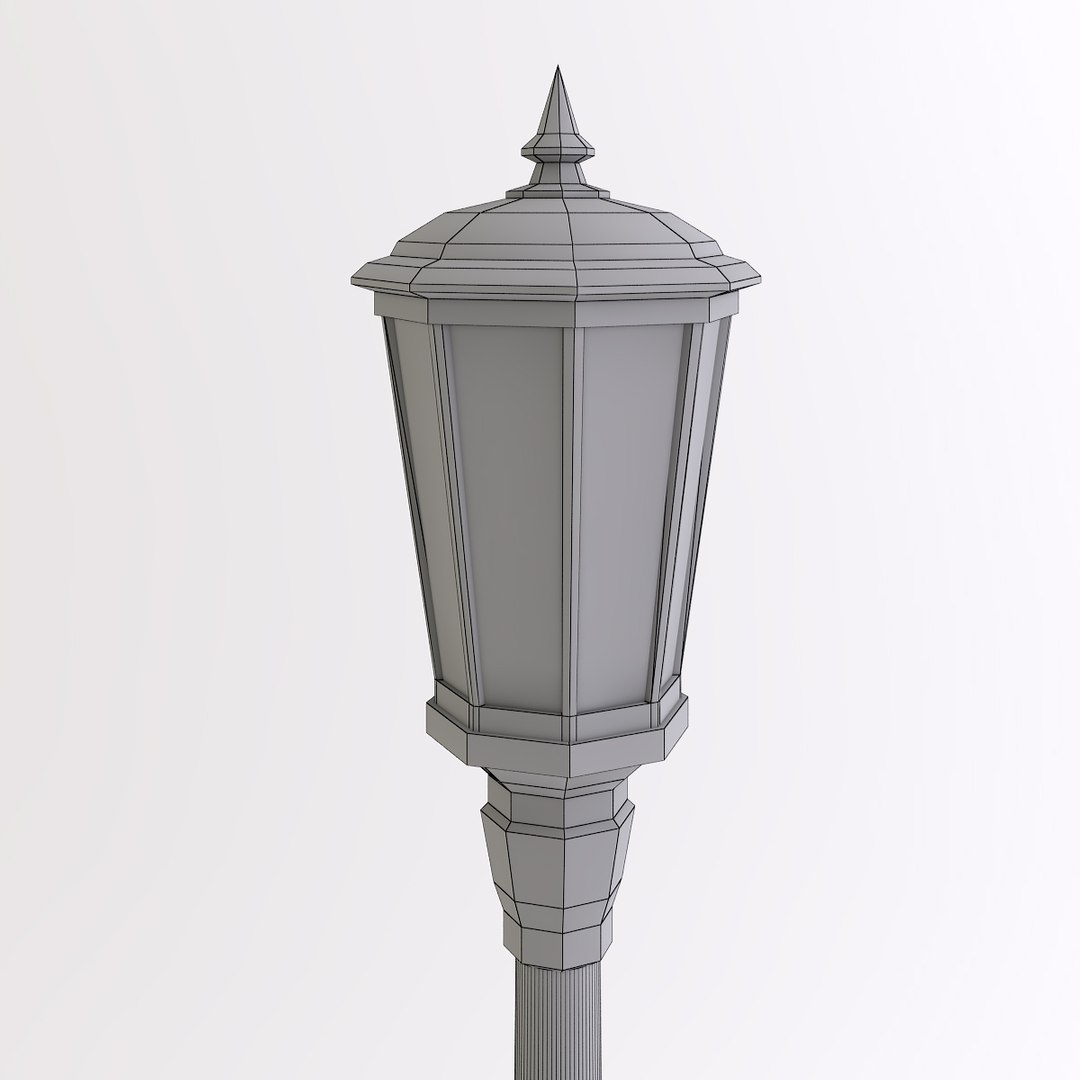 3dsmax lamp post bollard