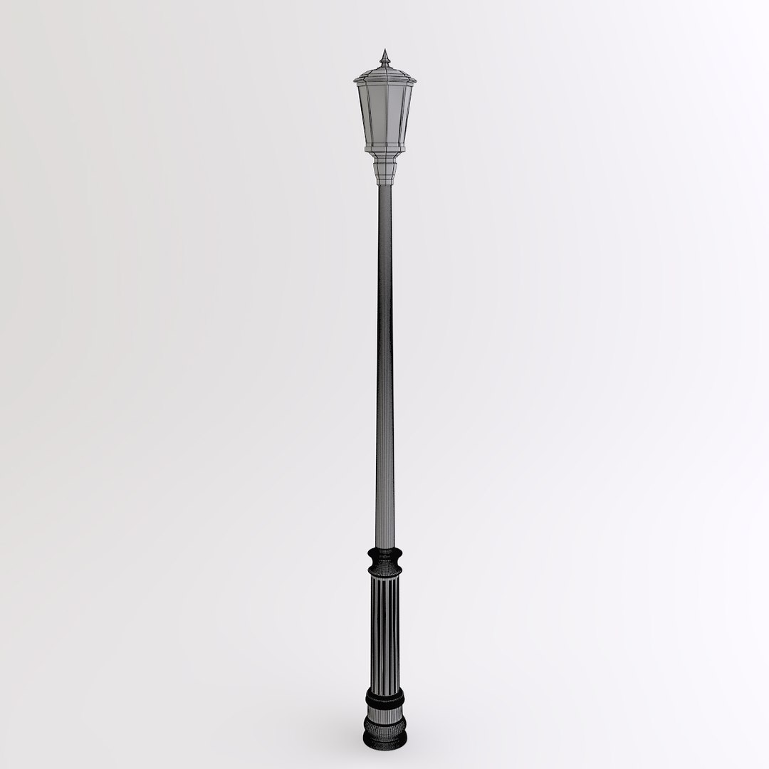3dsmax lamp post bollard