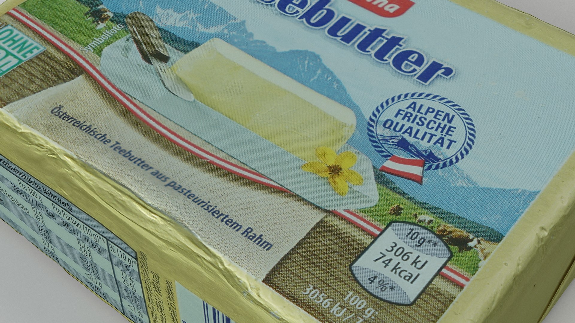 3D Package Butter Model - TurboSquid 1565395