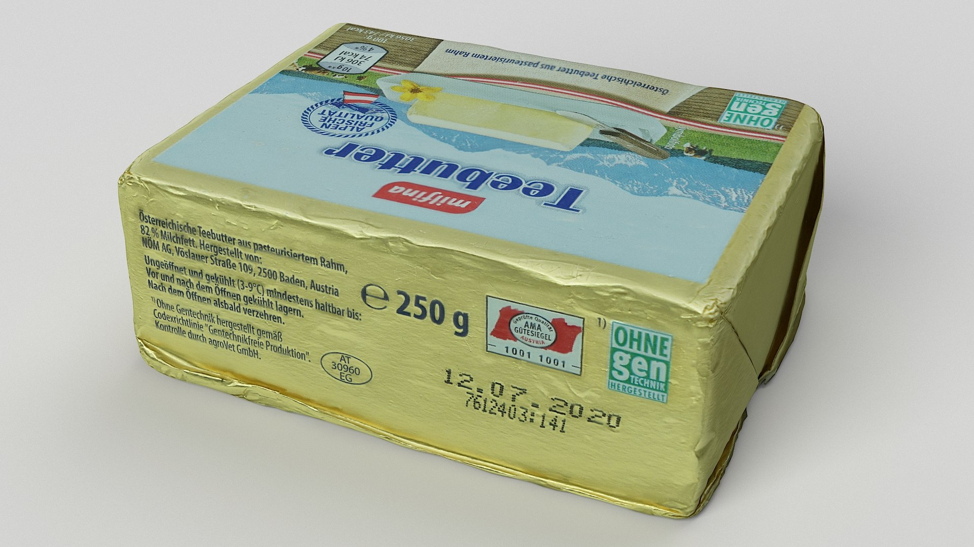 3D Package Butter Model - TurboSquid 1565395