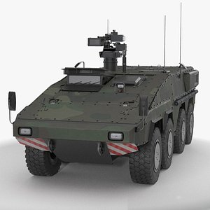 3D Generic Armored Personnel Carrier 04
