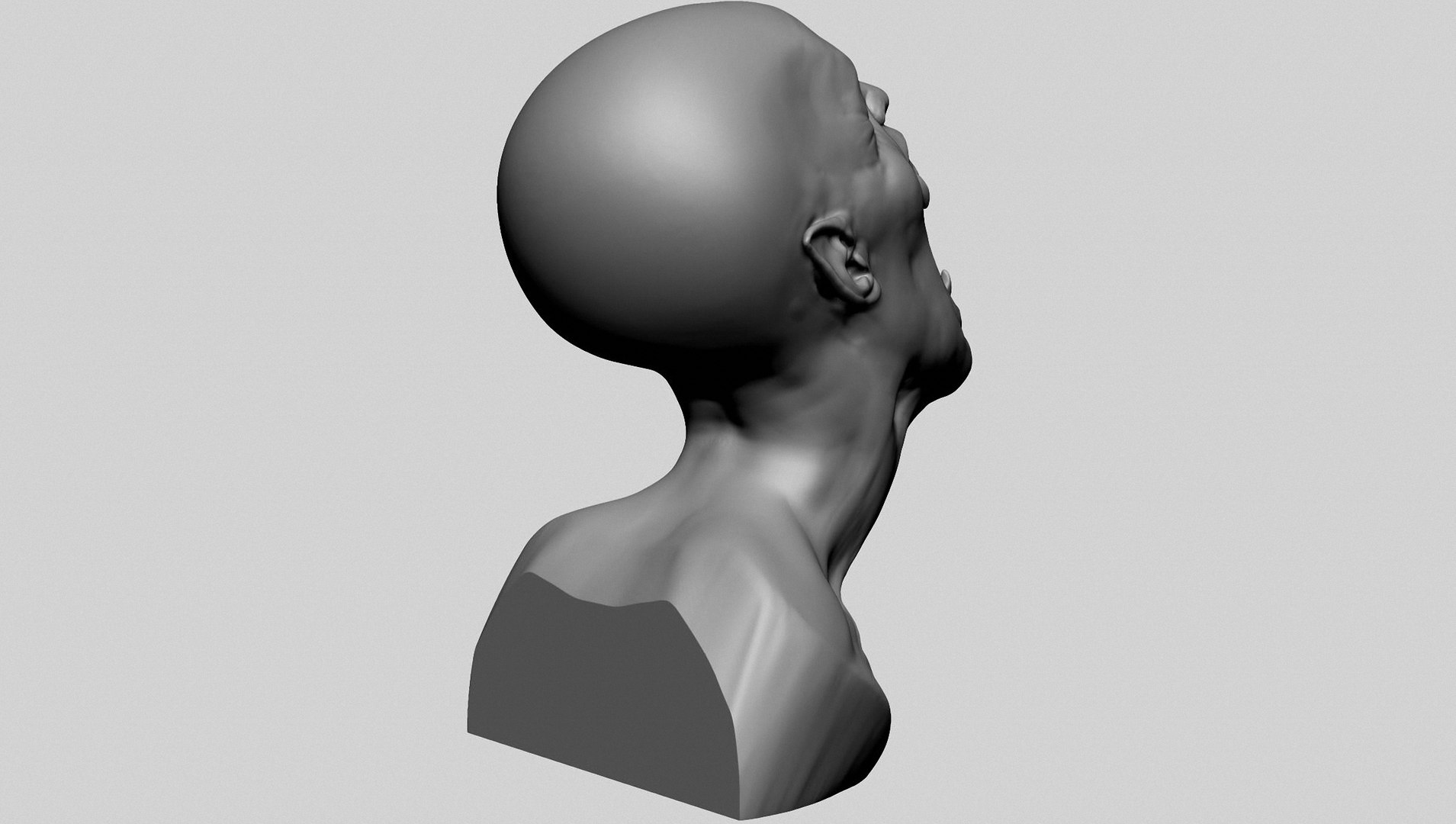 Creature Bust B 3D - TurboSquid 2199415