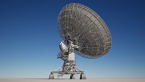 Satellite Dish Antenna 3D model