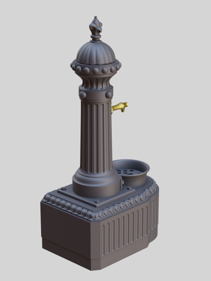 street fountain 3D model https://p.turbosquid.com/ts-thumb/FA/hLilq0/0KZzQ8Mi/fountain_3/png/1531938959/1920x1080/fit_q87/9492bc306f6bb83ae8576baaa962c253dbc6d2fe/fountain_3.jpg