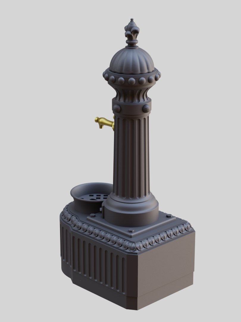 street fountain 3D model https://p.turbosquid.com/ts-thumb/FA/hLilq0/WGm3WUG9/fountain_4/png/1531938959/1920x1080/fit_q87/7f0074a14648b8c5f7cd00999fff0f4d9d39b561/fountain_4.jpg