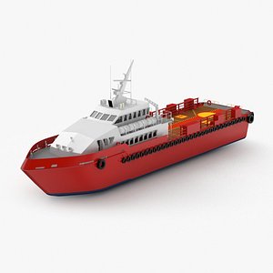 3D Crew boat