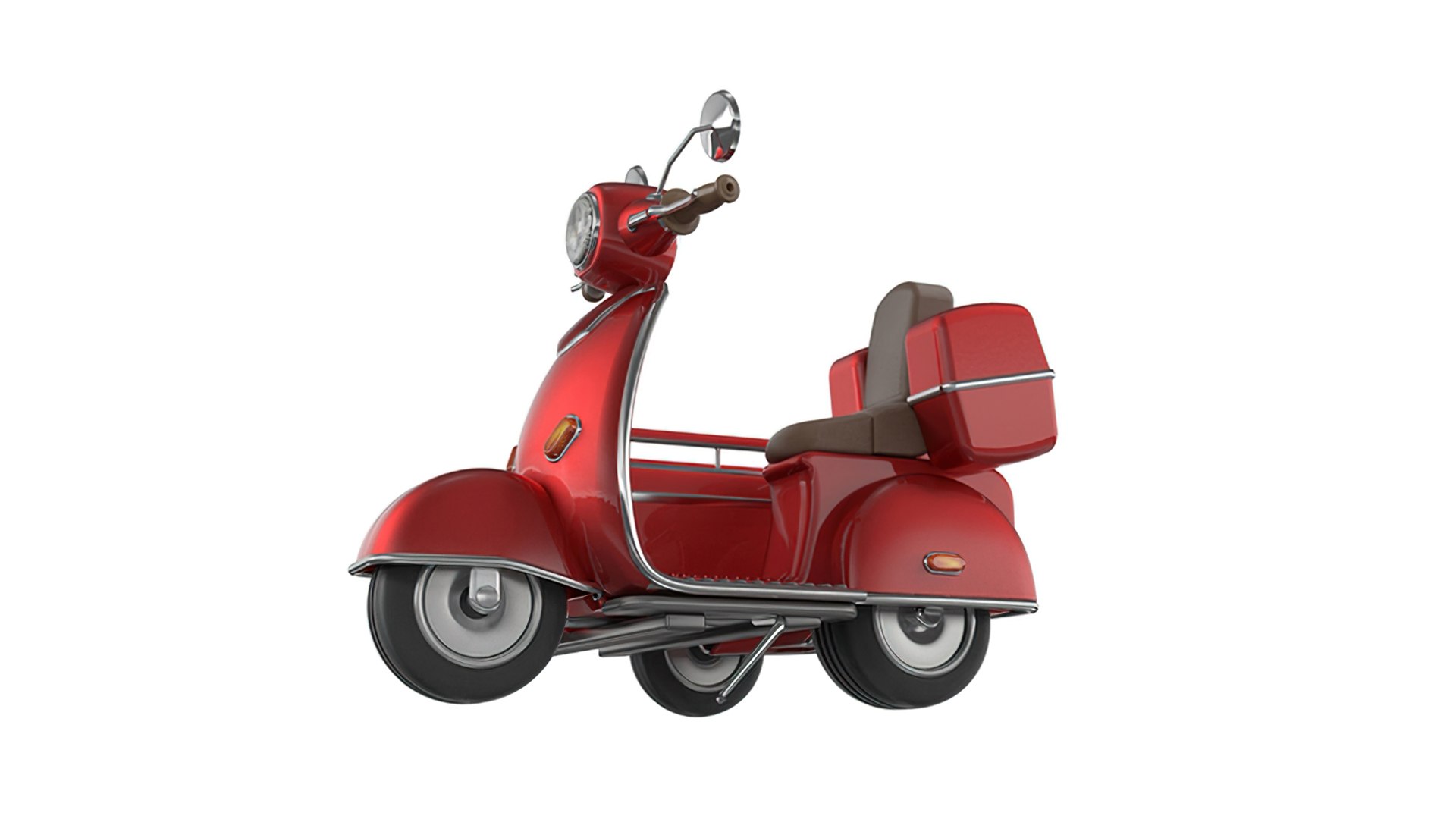 3D Ice Cream Motorcycle Model - TurboSquid 2102194