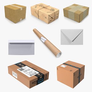 Mail Packages and Envelopes Collection 2 model