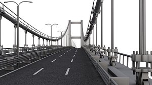 Bosphorus Suspension Bridge 3D