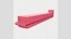 Taschenverschlussclip Low High Poly