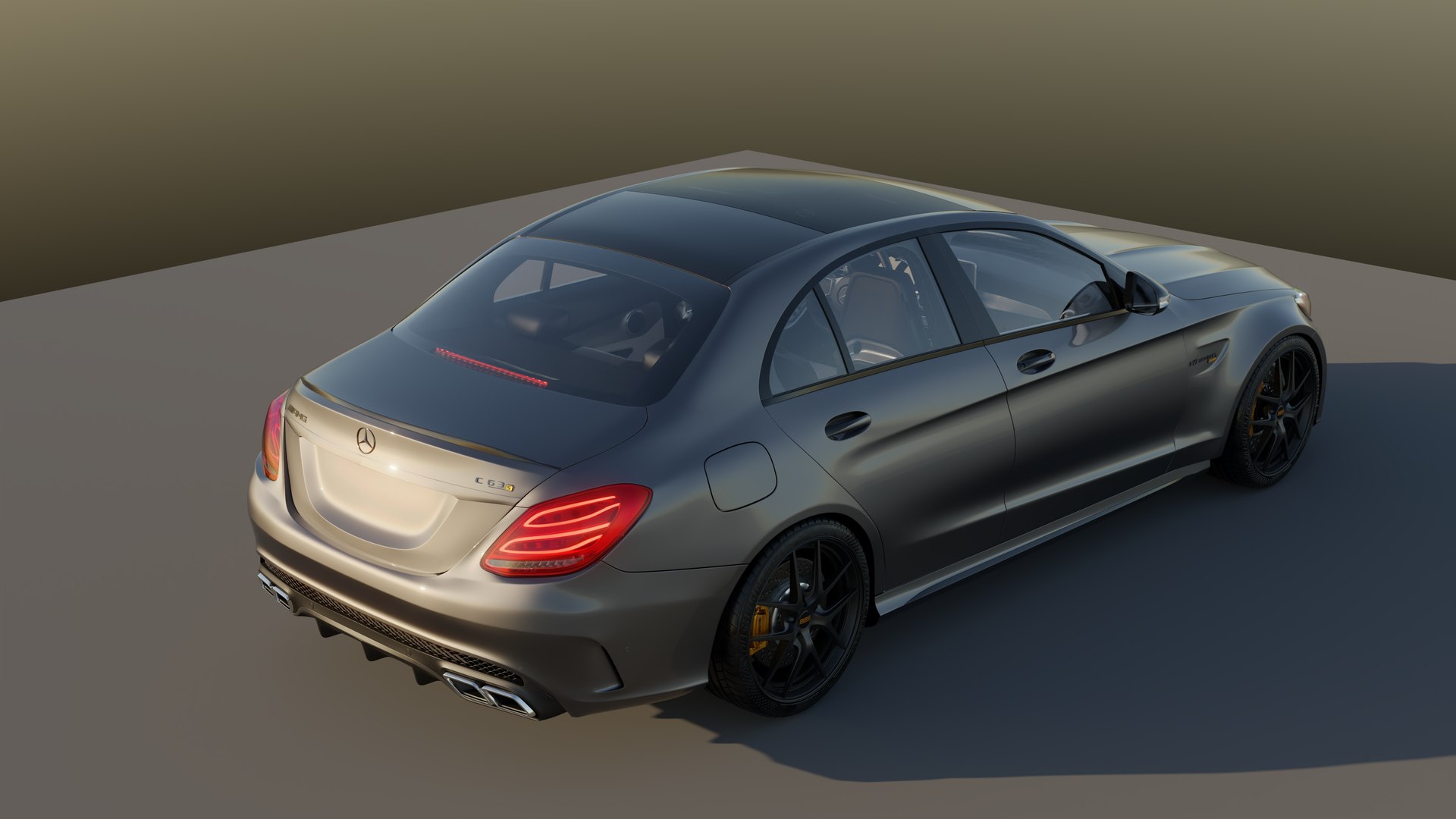 3D Mercedes Amg C63 - TurboSquid 1676073