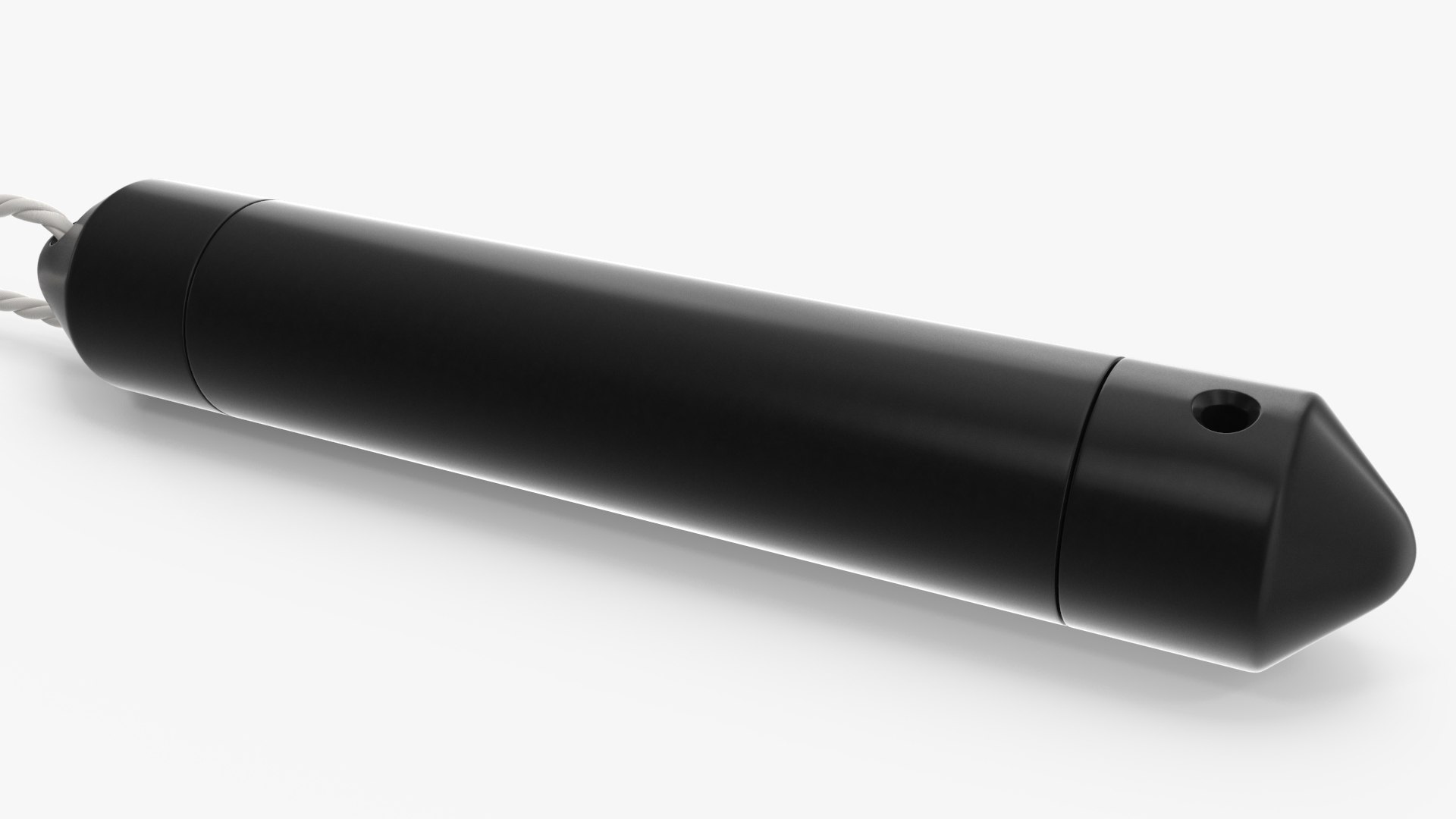Black Water Level Logger 3D model preview