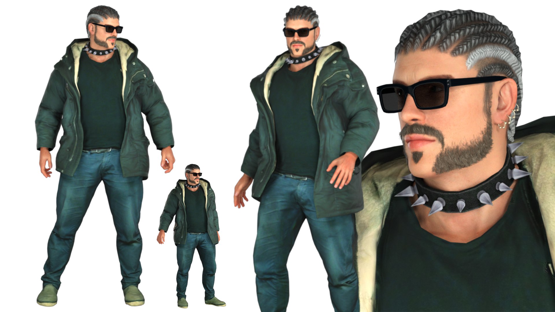 Realistic Rigged Male-Jack Character 3D Model 3D Model - TurboSquid 2113263
