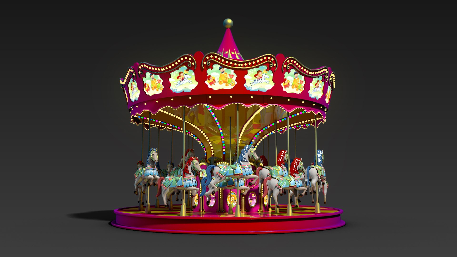 Carousel amusement park carousel amusement equipment 3D model https://p.turbosquid.com/ts-thumb/FA/xHo2D0/56/1/jpg/1640604833/1920x1080/fit_q87/7db1967a47f1d77ef5515165c2a105b62474dd46/1.jpg