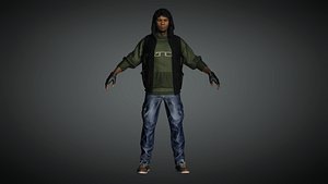 Realistic Male Character 07 3D model