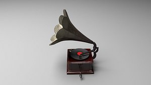phonograph 3D model