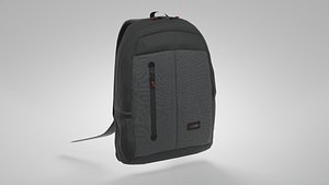 School Bag Low Poly