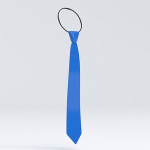 Elastic Tie blue 3D model