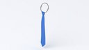 Elastic Tie blue
