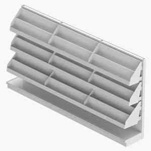 Book Card Magazine Shelving Type 72in model