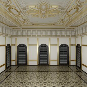 scene palace room 3d max